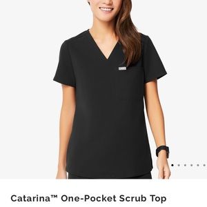 Xxs figs scrub top